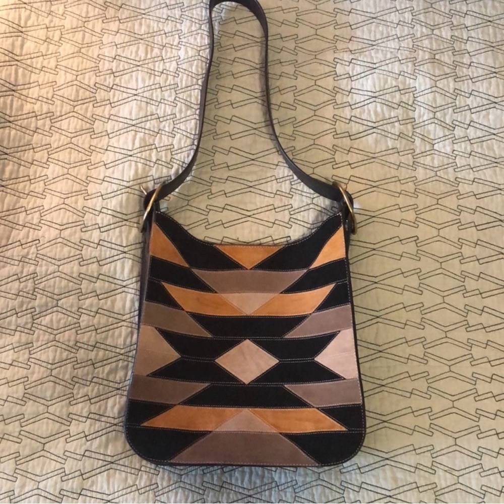 Polo by Ralph Lauren Patchwork Lennox Messenger Bag - Picture 8 of 9